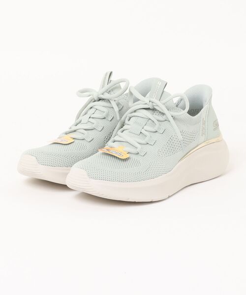 SKECHERS(スケッチャーズ)の「《SKECHERS》BOBS B LOVE - TRUE DELIGHT(スニーカー・レディース・ホワイト/ブラック/ライトピンク/ブラック×ブラック/ベージュ系その他/セージグリーン・22.5cm/23.5cm/24.5cm/23.0cm/24.0cm/25.0cm)」の5枚目の写真