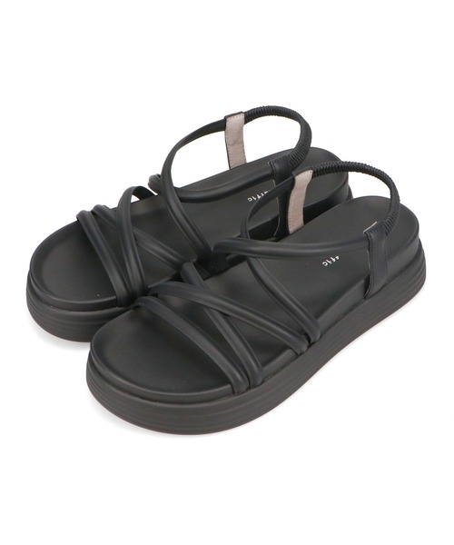 値下げ中【新品未使用】TODAYFUL クロスストラップ ブラックサンダル 37 Prada クロスストラップ サンダル | ブラック | FARFETCH JP