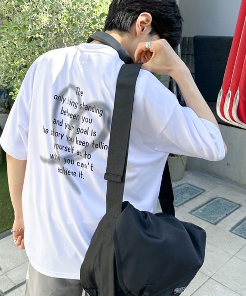 KANGOL（カンゴール）の「【KANGOL】別注オーバーサイズバックプリントTシャツ ワンポイント サークルロゴ ラグラン 男女兼用（Tシャツ/カットソー・メンズ・ホワイト/ブラック/ホワイト系その他/ブラック系その他・M/L）」の12枚目の写真