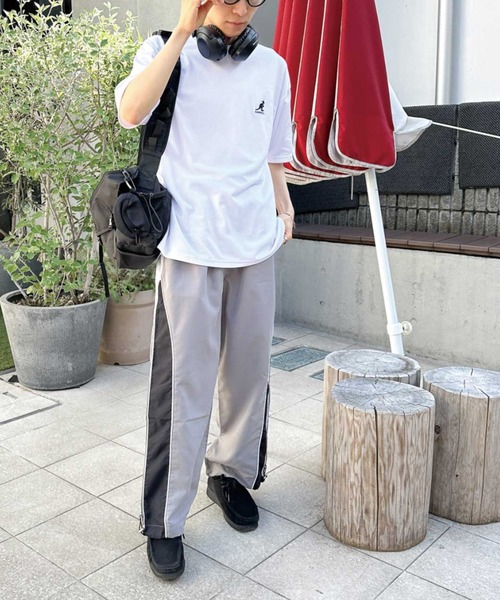 KANGOL（カンゴール）の「【KANGOL】別注オーバーサイズバックプリントTシャツ ワンポイント サークルロゴ ラグラン 男女兼用（Tシャツ/カットソー・メンズ・ホワイト/ブラック/ホワイト系その他/ブラック系その他・M/L）」の14枚目の写真