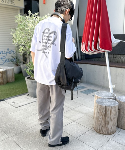 KANGOL（カンゴール）の「【KANGOL】別注オーバーサイズバックプリントTシャツ ワンポイント サークルロゴ ラグラン 男女兼用（Tシャツ/カットソー・メンズ・ホワイト/ブラック/ホワイト系その他/ブラック系その他・M/L）」の15枚目の写真