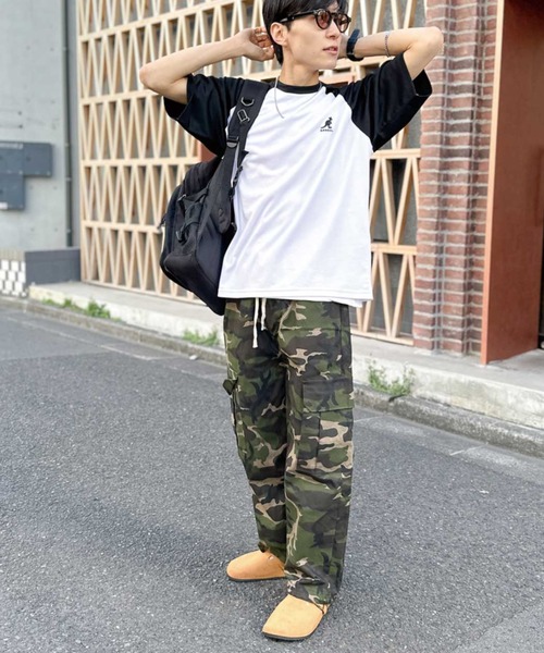 KANGOL（カンゴール）の「【KANGOL】別注オーバーサイズバックプリントTシャツ ワンポイント サークルロゴ ラグラン 男女兼用（Tシャツ/カットソー・メンズ・ホワイト/ブラック/ホワイト系その他/ブラック系その他・M/L）」の21枚目の写真