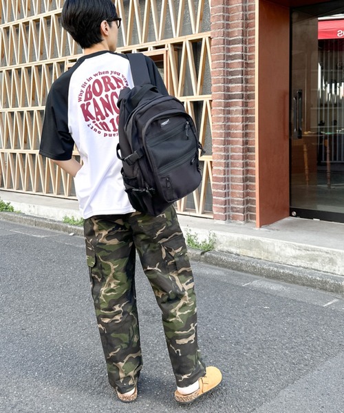 KANGOL（カンゴール）の「【KANGOL】別注オーバーサイズバックプリントTシャツ ワンポイント サークルロゴ ラグラン 男女兼用（Tシャツ/カットソー・メンズ・ホワイト/ブラック/ホワイト系その他/ブラック系その他・M/L）」の22枚目の写真