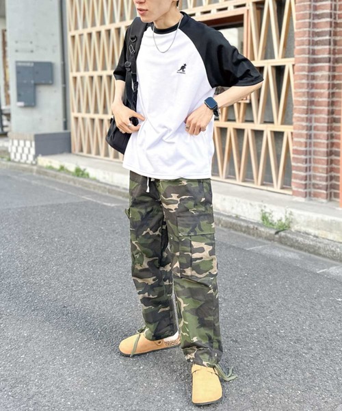 KANGOL（カンゴール）の「【KANGOL】別注オーバーサイズバックプリントTシャツ ワンポイント サークルロゴ ラグラン 男女兼用（Tシャツ/カットソー・メンズ・ホワイト/ブラック/ホワイト系その他/ブラック系その他・M/L）」の20枚目の写真