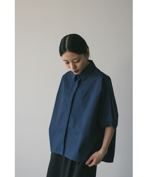 STYLEMIXER(スタイルミキサー)の「テントスリーブルーズシャツ 【春服】新作(シャツ/ブラウス・レディース・ネイビー/ホワイト/サックスブルー・FREE)」の14枚目の写真