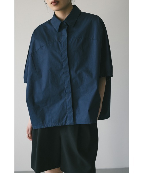 STYLEMIXER(スタイルミキサー)の「テントスリーブルーズシャツ 【春服】新作(シャツ/ブラウス・レディース・ネイビー/ホワイト/サックスブルー・FREE)」の18枚目の写真