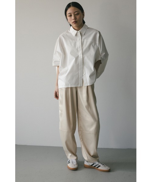 STYLEMIXER(スタイルミキサー)の「テントスリーブルーズシャツ 【春服】新作(シャツ/ブラウス・レディース・ネイビー/ホワイト/サックスブルー・FREE)」の5枚目の写真