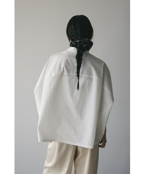 STYLEMIXER(スタイルミキサー)の「テントスリーブルーズシャツ 【春服】新作(シャツ/ブラウス・レディース・ネイビー/ホワイト/サックスブルー・FREE)」の9枚目の写真