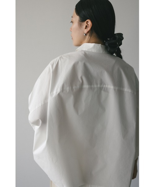 STYLEMIXER(スタイルミキサー)の「テントスリーブルーズシャツ 【春服】新作(シャツ/ブラウス・レディース・ネイビー/ホワイト/サックスブルー・FREE)」の12枚目の写真