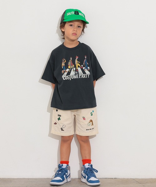 Ocean&Ground（オーシャン&グラウンド）の「COSTUME PARTYプリントＴシャツ（Tシャツ/カットソー・キッズ・ホワイト/ブラック・80/90/95/100/110/120/130/140）」の13枚目の写真