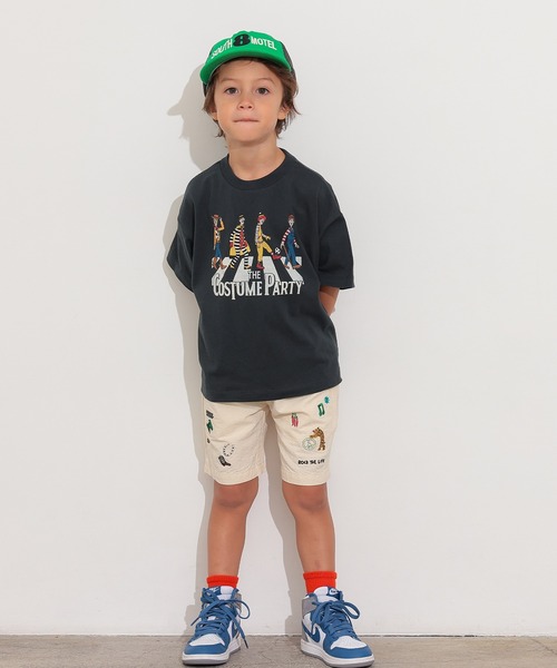Ocean&Ground（オーシャン&グラウンド）の「COSTUME PARTYプリントＴシャツ（Tシャツ/カットソー・キッズ・ホワイト/ブラック・80/90/95/100/110/120/130/140）」の14枚目の写真