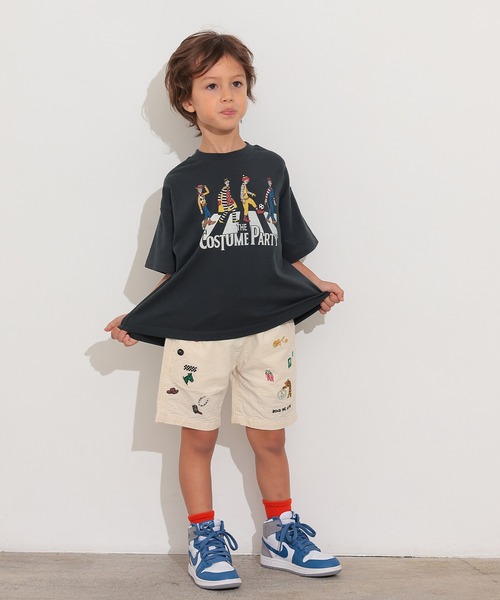 Ocean&Ground（オーシャン&グラウンド）の「COSTUME PARTYプリントＴシャツ（Tシャツ/カットソー・キッズ・ホワイト/ブラック・80/90/95/100/110/120/130/140）」の15枚目の写真