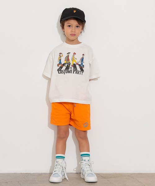 Ocean&Ground（オーシャン&グラウンド）の「COSTUME PARTYプリントＴシャツ（Tシャツ/カットソー・キッズ・ホワイト/ブラック・80/90/95/100/110/120/130/140）」の6枚目の写真