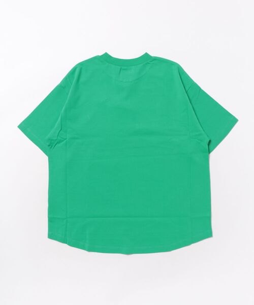 Ocean&Ground(オーシャン&グラウンド)の「接触冷感Mr.DUNKTシャツ(Tシャツ/カットソー・キッズ・グリーン/ホワイト・80/90/100/110/120/130/140)」の3枚目の写真