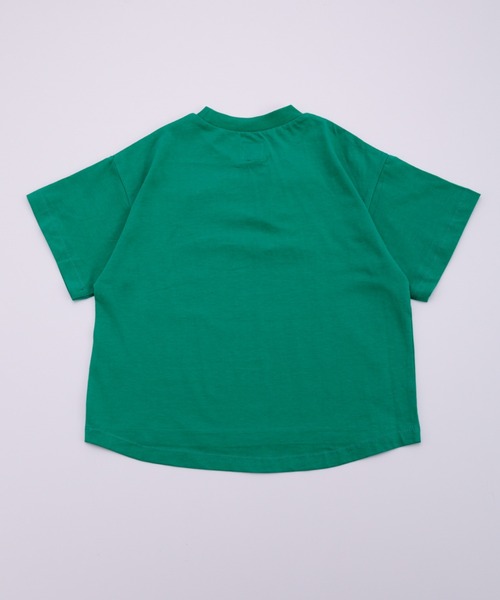 Ocean&Ground(オーシャン&グラウンド)の「接触冷感Mr.DUNKTシャツ(Tシャツ/カットソー・キッズ・グリーン/ホワイト・80/90/100/110/120/130/140)」の9枚目の写真