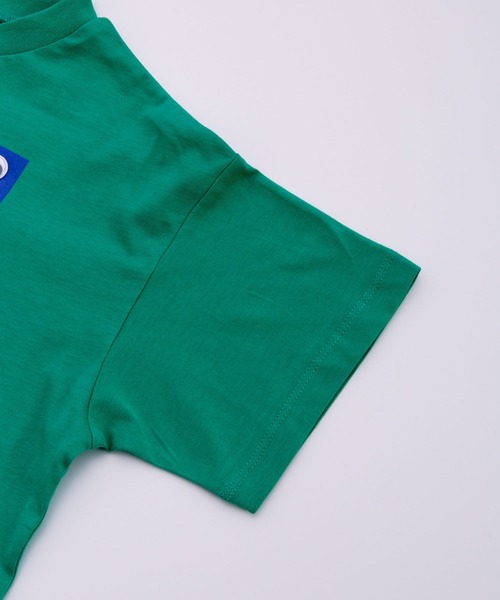 Ocean&Ground(オーシャン&グラウンド)の「接触冷感Mr.DUNKTシャツ(Tシャツ/カットソー・キッズ・グリーン/ホワイト・80/90/100/110/120/130/140)」の7枚目の写真