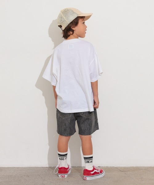 Ocean&Ground(オーシャン&グラウンド)の「接触冷感Mr.DUNKTシャツ(Tシャツ/カットソー・キッズ・グリーン/ホワイト・80/90/100/110/120/130/140)」の12枚目の写真
