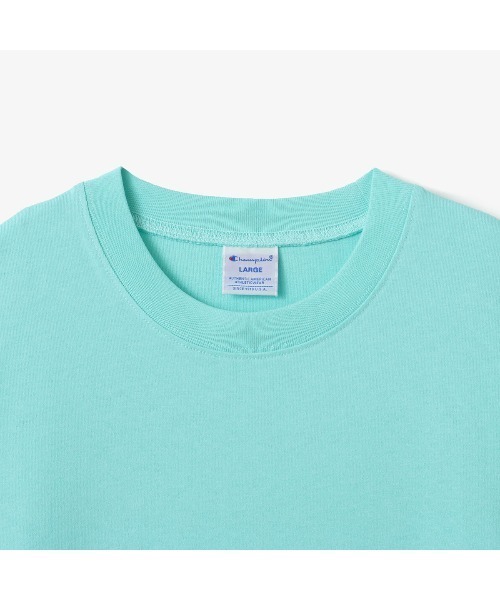 Champion(チャンピオン)の「atmos × champion College Logo T-shirt / アトモス チャンピオン カレッジ ロゴ T-シャツ 【SP】(Tシャツ/カットソー・メンズ・ブラック/グリーン/ホワイト・XL/L/M)」の7枚目の写真