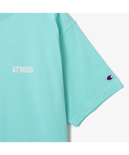 Champion(チャンピオン)の「atmos × champion College Logo T-shirt / アトモス チャンピオン カレッジ ロゴ T-シャツ 【SP】(Tシャツ/カットソー・メンズ・ブラック/グリーン/ホワイト・XL/L/M)」の6枚目の写真