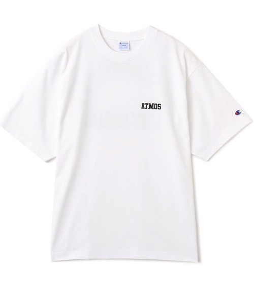 Champion(チャンピオン)の「atmos × champion College Logo T-shirt / アトモス チャンピオン カレッジ ロゴ T-シャツ 【SP】(Tシャツ/カットソー・メンズ・ブラック/グリーン/ホワイト・XL/L/M)」の5枚目の写真