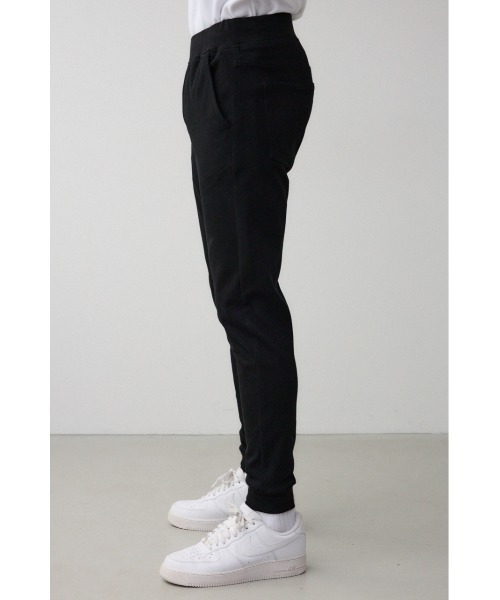 AZUL by moussy（アズールバイマウジー）の「EASY ACTION SLIM JOGGER 2ND（スウェットパンツ・メンズ・ブラック/杢グレー/ライトベージュ/チャコールグレー・MEDIUM/X-SMALL/SMALL/LARGE/X-LARGE）」の6枚目の写真