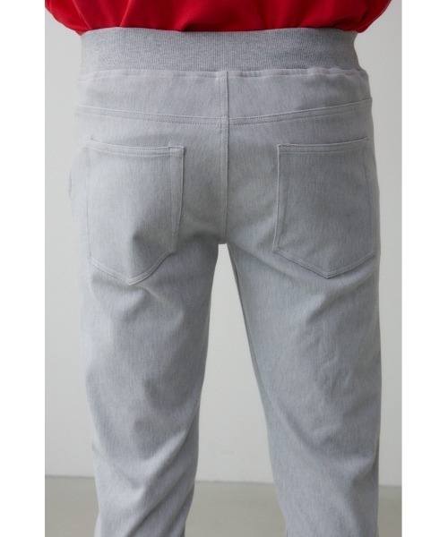 AZUL by moussy（アズールバイマウジー）の「EASY ACTION SLIM JOGGER 2ND（スウェットパンツ・メンズ・ブラック/杢グレー/ライトベージュ/チャコールグレー・MEDIUM/X-SMALL/SMALL/LARGE/X-LARGE）」の13枚目の写真