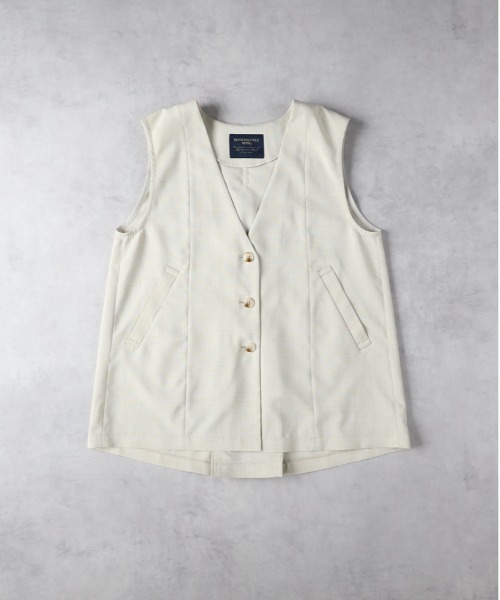 Right-on（ライトオン）の「【HONEYSUCKLE ROSE】フレアベスト（その他トップス・レディース・ダークグレー/キナリ・L/M）」の16枚目の写真