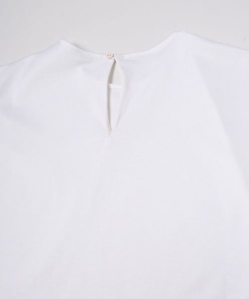 mintdesigns（ミントデザインズ）の「LACE T-SHIRT（Tシャツ/カットソー・レディース・ネイビー/ホワイト・ONE SIZE）」の10枚目の写真