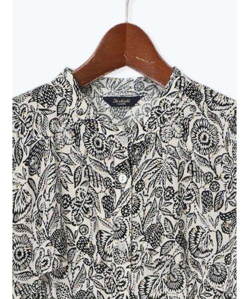 Te chichi CLASSIC（テチチクラシック）の「【DEVEAUX】ボタニカルプリントワンピース《2025summer catalog item》（ワンピース・レディース・ベージュ・F）」の16枚目の写真