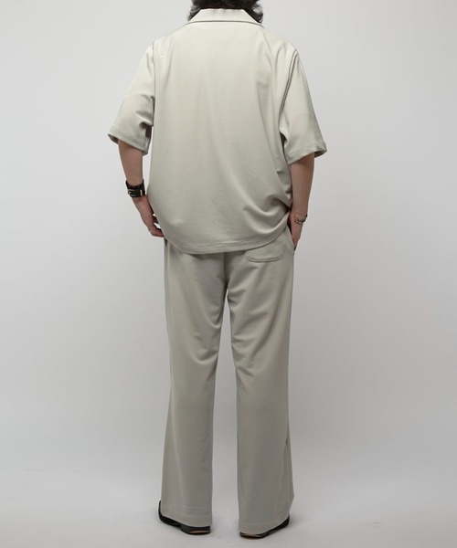 Lui's（ルイス）の「コードピケオープンカラーシャツ（シャツ/ブラウス・メンズ・ブラック/ライトグレー・M/S）」の14枚目の写真