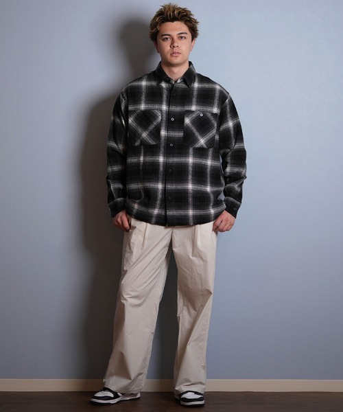 ムラサキスポーツ限定】DEAR LAUREL/ディアローレル FLANNEL SHIRT