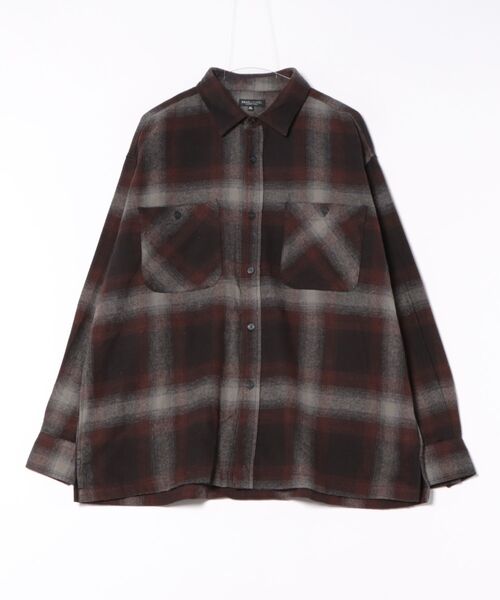 ムラサキスポーツ限定】DEAR LAUREL/ディアローレル FLANNEL SHIRT