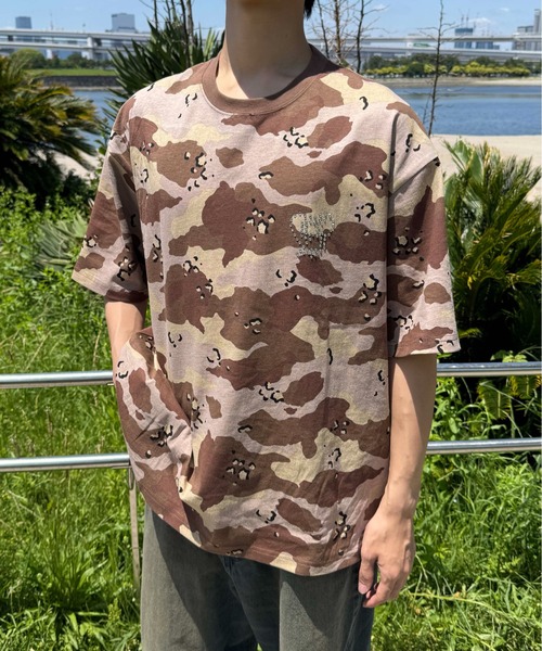 セール】加工ラインストーンカラーTシャツ（Tシャツ/カットソー