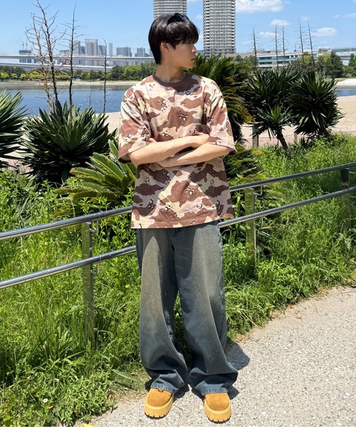 sedacle(セダクル)の「加工ラインストーンカラーTシャツ(Tシャツ/カットソー・レディース・アイボリー/カーキ/ライトブルー/ライトカーキ/ブラウン/ピンク/レッド・SMALL/MEDIUM/LARGE)」の20枚目の写真