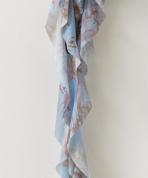 Chick（チック）の「Floral sheer camisole/花柄 シアーキャミソール（キャミソール・レディース・ブラック/グレー/ブルー・FREE）」の7枚目の写真