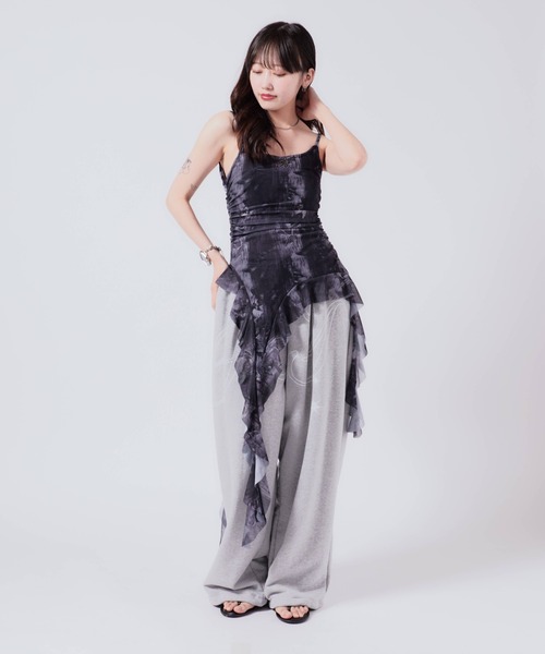 Floral sheer camisole/花柄 シアーキャミソール（キャミソール