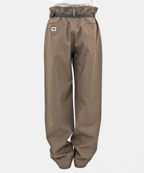 Dhruv Kapoor(ドゥルーフ・カプール)の「【Dhruv Kapoor】 TAILORED LONG PANTS(スラックス・メンズ・オリーブ/ブラック・LARGE/X-LARGE)」の3枚目の写真