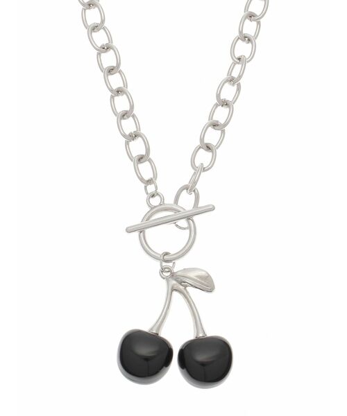 jouetie(ジュエティ)の「チェリーネックレス(ネックレス・レディース・ブラック/レッド・FREE)」の7枚目の写真