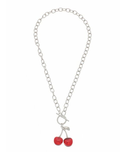 jouetie(ジュエティ)の「チェリーネックレス(ネックレス・レディース・ブラック/レッド・FREE)」の10枚目の写真