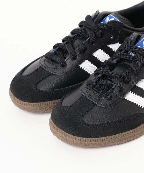 こども ビームス（コドモビームス）の「adidas /Samba OG Comfort Closure Elastic Lace Kids（17～21cm）（スニーカー・キッズ・ホワイト/ブラック・18/19/20/21/17）」の6枚目の写真