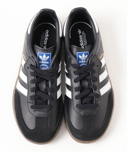 こども ビームス（コドモビームス）の「adidas /Samba OG Comfort Closure Elastic Lace Kids（17～21cm）（スニーカー・キッズ・ホワイト/ブラック・18/19/20/21/17）」の9枚目の写真