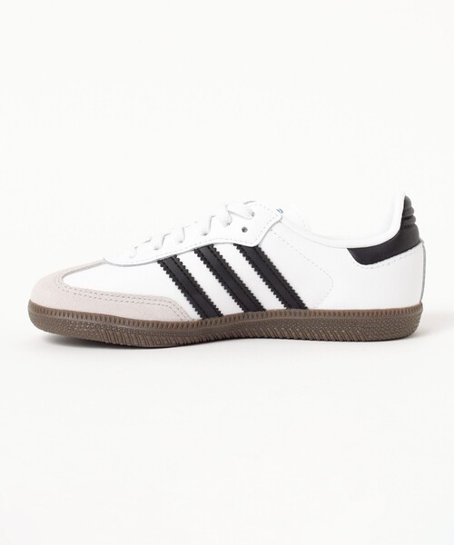 こども ビームス（コドモビームス）の「adidas /Samba OG Comfort Closure Elastic Lace Kids（17～21cm）（スニーカー・キッズ・ホワイト/ブラック・18/19/20/21/17）」の13枚目の写真