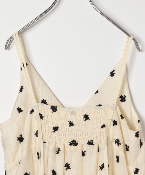 BAYFLOW（ベイフロー）の「[長さ調整可]エンブロイダリーワンピース（ワンピース・レディース・オフホワイト/ブラック・FREE）」の15枚目の写真