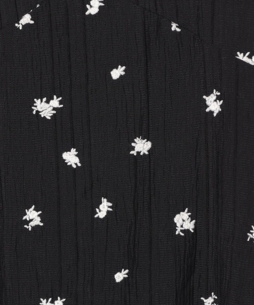 BAYFLOW（ベイフロー）の「[長さ調整可]エンブロイダリーワンピース（ワンピース・レディース・オフホワイト/ブラック・FREE）」の11枚目の写真