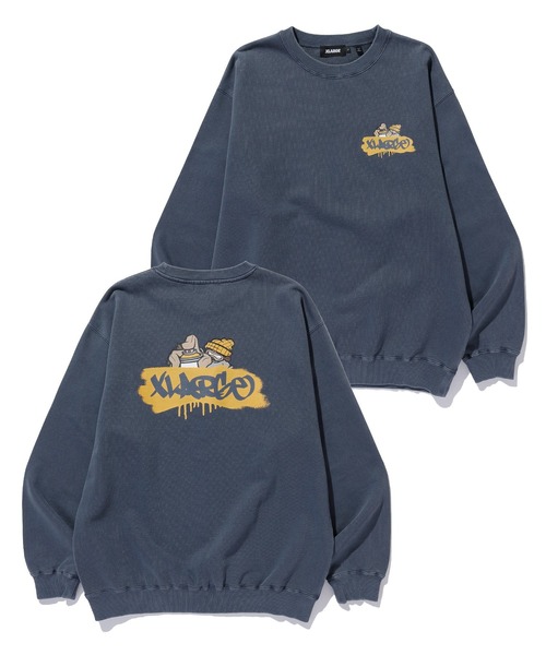 PIGMENT BOMB CREWNECK SWEAT SHIRT（スウェット）｜XLARGE