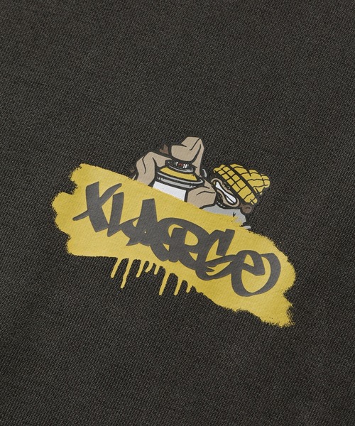 XLARGE（エクストララージ）の「PIGMENT BOMB CREWNECK SWEAT SHIRT（スウェット・メンズ・ブラック/ブラウン/ネイビー・S/M/L/XL）」の10枚目の写真