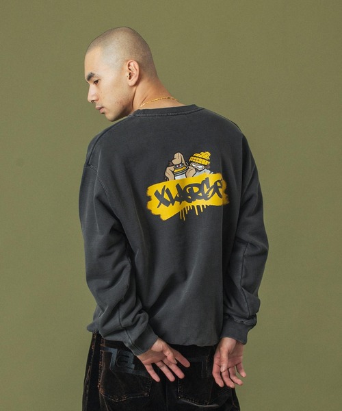 セール】PIGMENT BOMB CREWNECK SWEAT SHIRT（スウェット）｜XLARGE