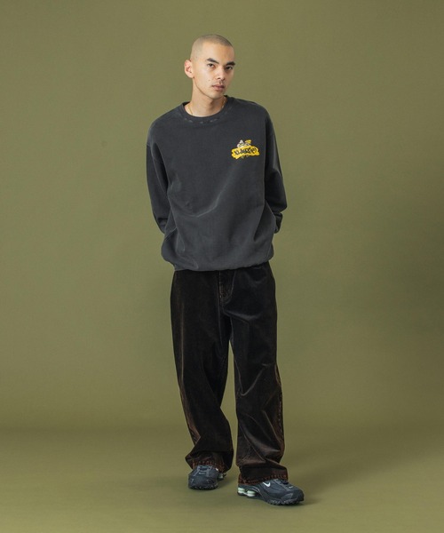 XLARGE（エクストララージ）の「PIGMENT BOMB CREWNECK SWEAT SHIRT（スウェット・メンズ・ブラック/ブラウン/ネイビー・S/M/L/XL）」の18枚目の写真