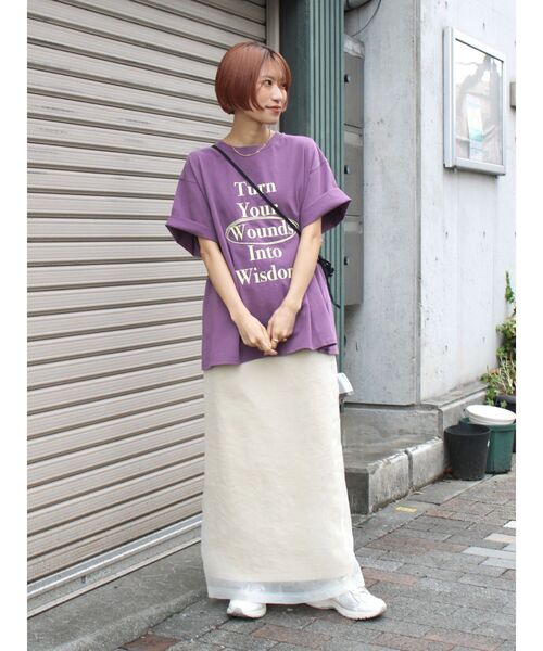 セール】ヴィンテージウォッシュロゴビッグTee（Tシャツ