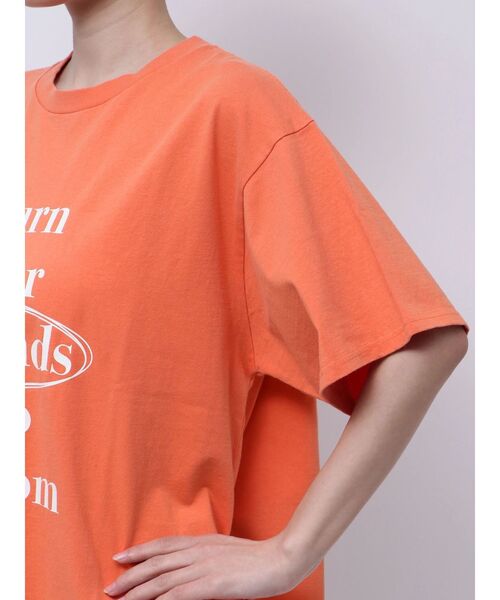 【87MM】MMLG★ヴィンテージウォッシュ ロゴTシャツ セール】ヴィンテージウォッシュロゴビッグTee（Tシャツ